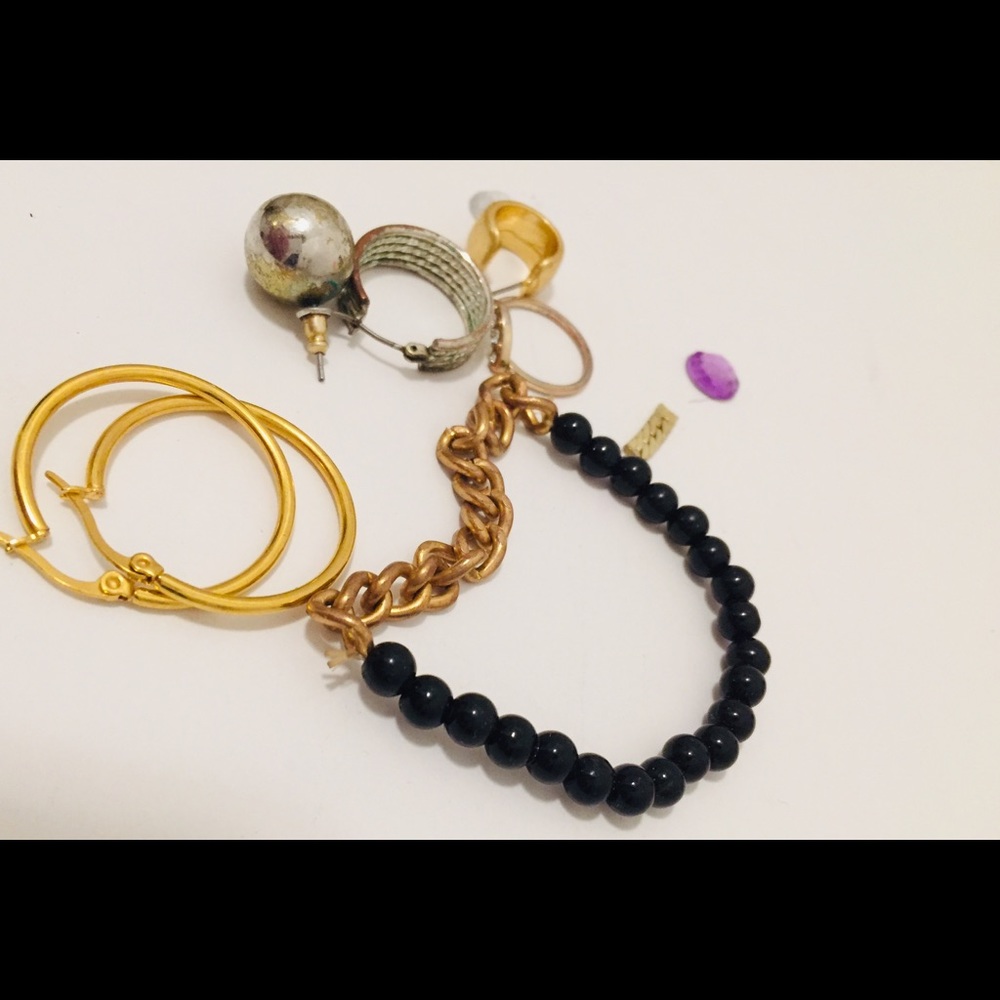 Costume Jewelry Set / Used By Model For A Shoot Gem